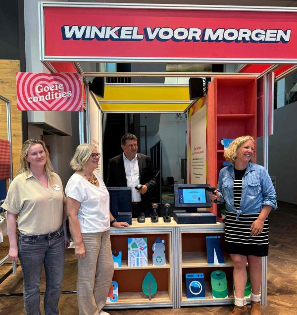 met burgemeester en schepen